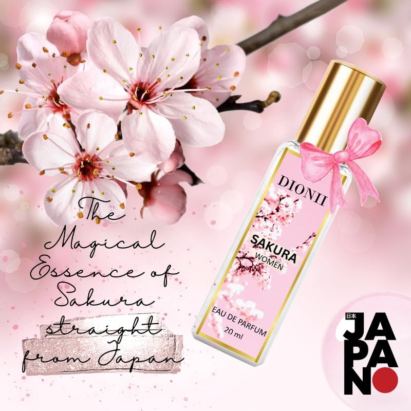 Dionii JAPAN EDIT Eau De Parfum Gift Set for Men and Women | SAKURA, IKIGAI, SAMURAI, SAKE | Long Lasting Fragrance (4 x 20ml Each)