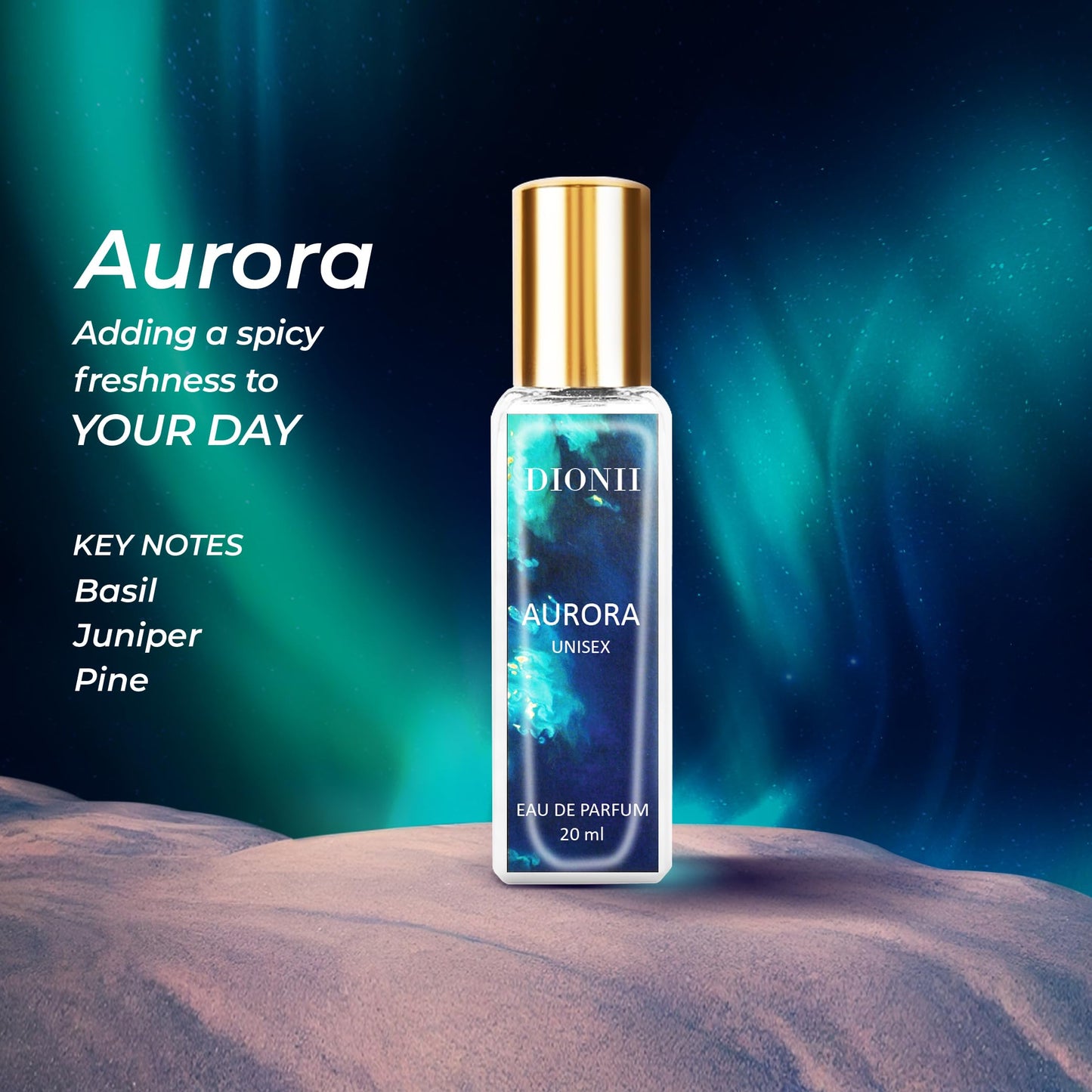 Dionii Eau De Parfum Gift Set for Men and Women | MUSK, AURORA, SENSUOUS OUD, NIMBUS Perfume Set | Long Lasting Fragrance (4 x 20ml Each)